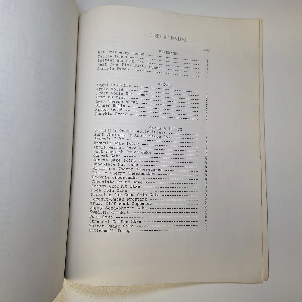N/A vintage cookbook